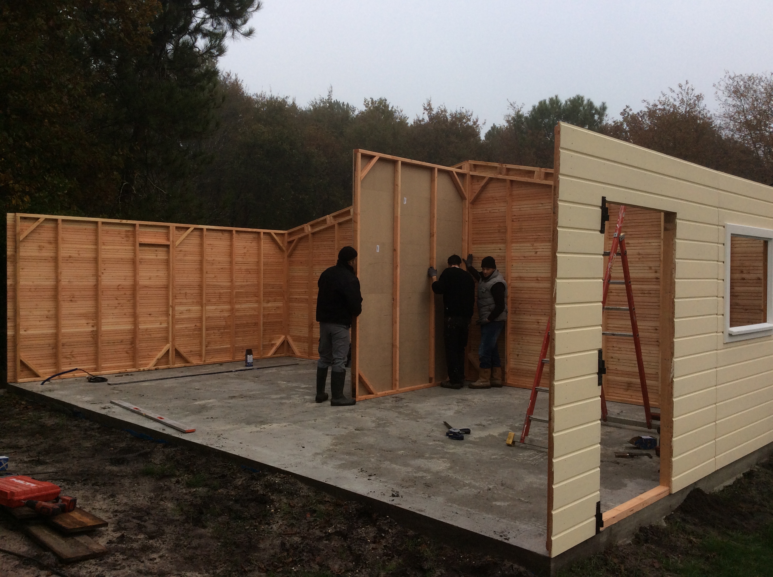 Montage ossature bois