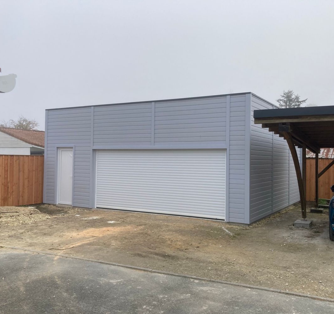 Garage toit plat 8m x 6,50m