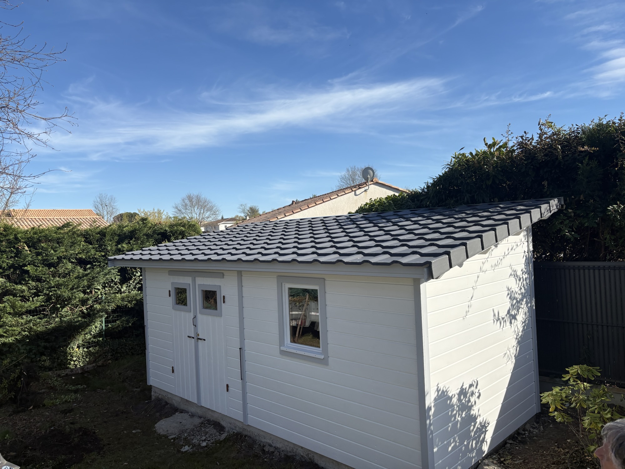 Abri sur mesure 5,10m x 2,50m